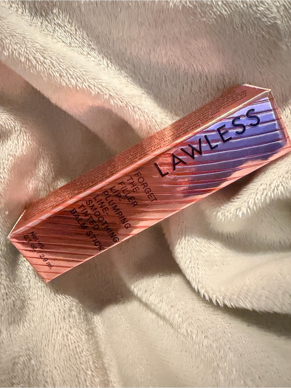 LAWLESS Forget the Filler Lip-Plumping Line-Smoothing Tinted Lip Balm